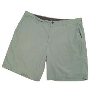 Columbia Mens Chino Shorts Size 40W Green Classic Casual Lightweight Trail
